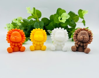 60pcs lion soap favors, Safari themed birthday party decorations, Wild one baby shower guest gifts, Savannah birthday party souvenirs