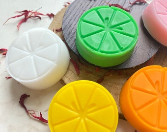 10pcs lemon soap favors:  Citrus party guest gifts, Summer Italian & Tropical favors
