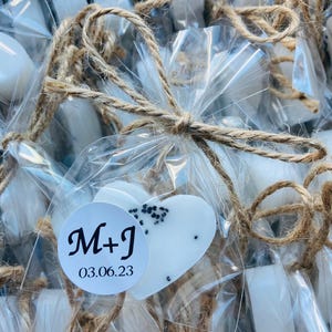 25 pezzi di sapone alla lavanda in miniatura, bomboniere per addio al nubilato, piccolo sapone a forma di cuore per gli ospiti, regali di ringraziamento per omaggi per baby shower, souvenir