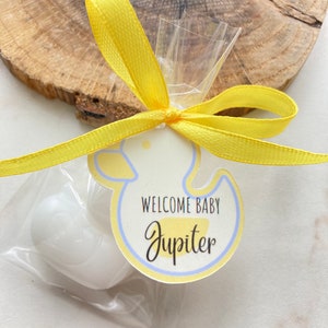 Bomboniere di papera di gomma gialla da 40 pezzi, mini sapone di papera di gomma, regali unisex per baby shower, sapone a forma di papera animale, bomboniere per la prima festa di compleanno