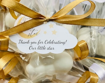 40pcs cloud shape soap favors for baby shower, Boho baby shower souvenirs, Baptism favors for guests, Cloud favors for christening gifts