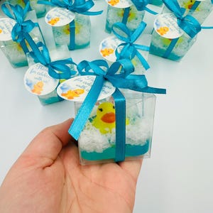 25pcs rubber duck soap favors in box, Swimming ducky soap box, Personalized duck theme favors, Duck baby shower favors, Yellow rubber ducky