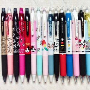 Mickey mouse pen, Minnie mouse pen, Uni ball RE, erasable pen, Disney pen, mickey mouse stationery, minnie mouse stationery, multi pen