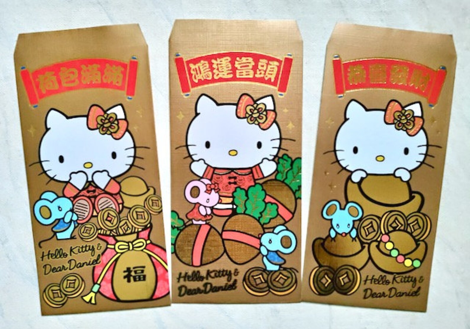 Hello Kitty red packet envelopes red envelope Year of the | Etsy
