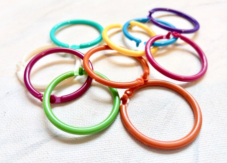 bindery ring album Plastic binding rings colorful binder rings mixed