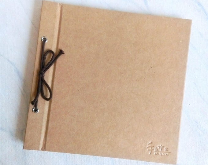 Kraft Photo Album, Kraft Scrapbook Album, Minimalist Album, Self
