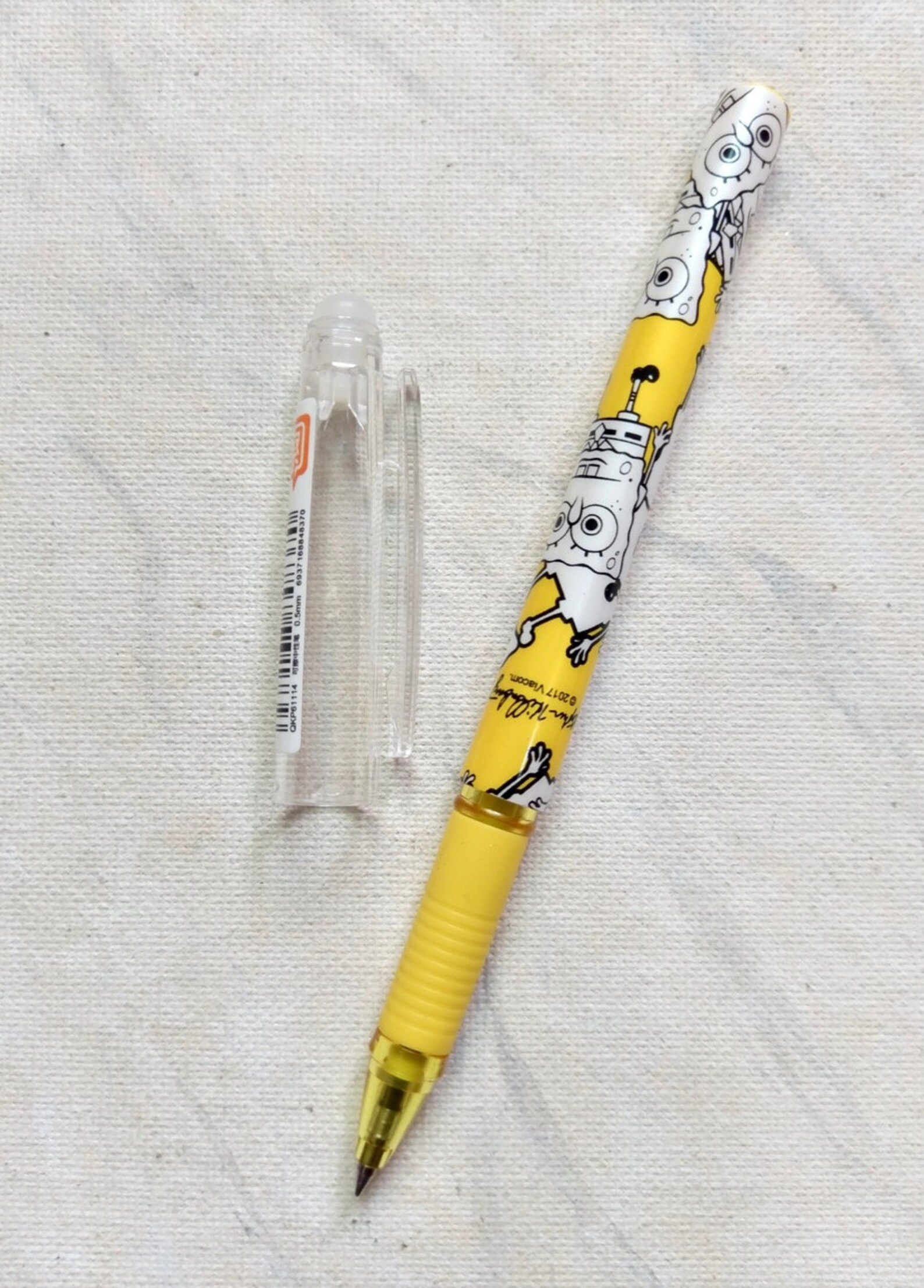 Spongebob Pen, Erasable Pen, Cute Pen, Sponge Bob, Spongebob Stationery