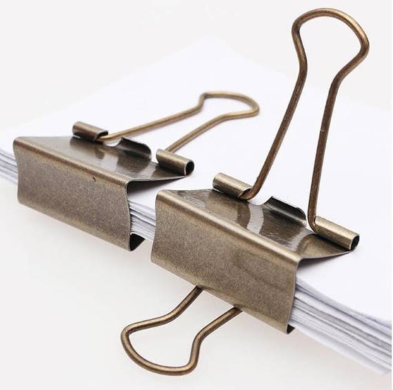 brass binder clips