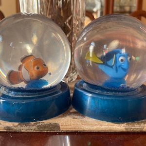 Finding Nemo Handmade Snow Globe Birthday Children Holiday Gifts Stocking Stuffers Ready to Ship Disney Fish Nemo Dory Squirt