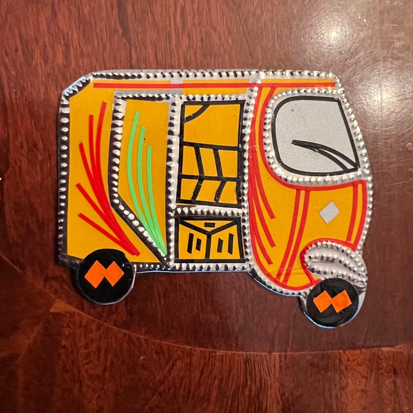 Handmade Tribal Truck Art Magnet South Asian Desi Pakistani Indian Souvenirs