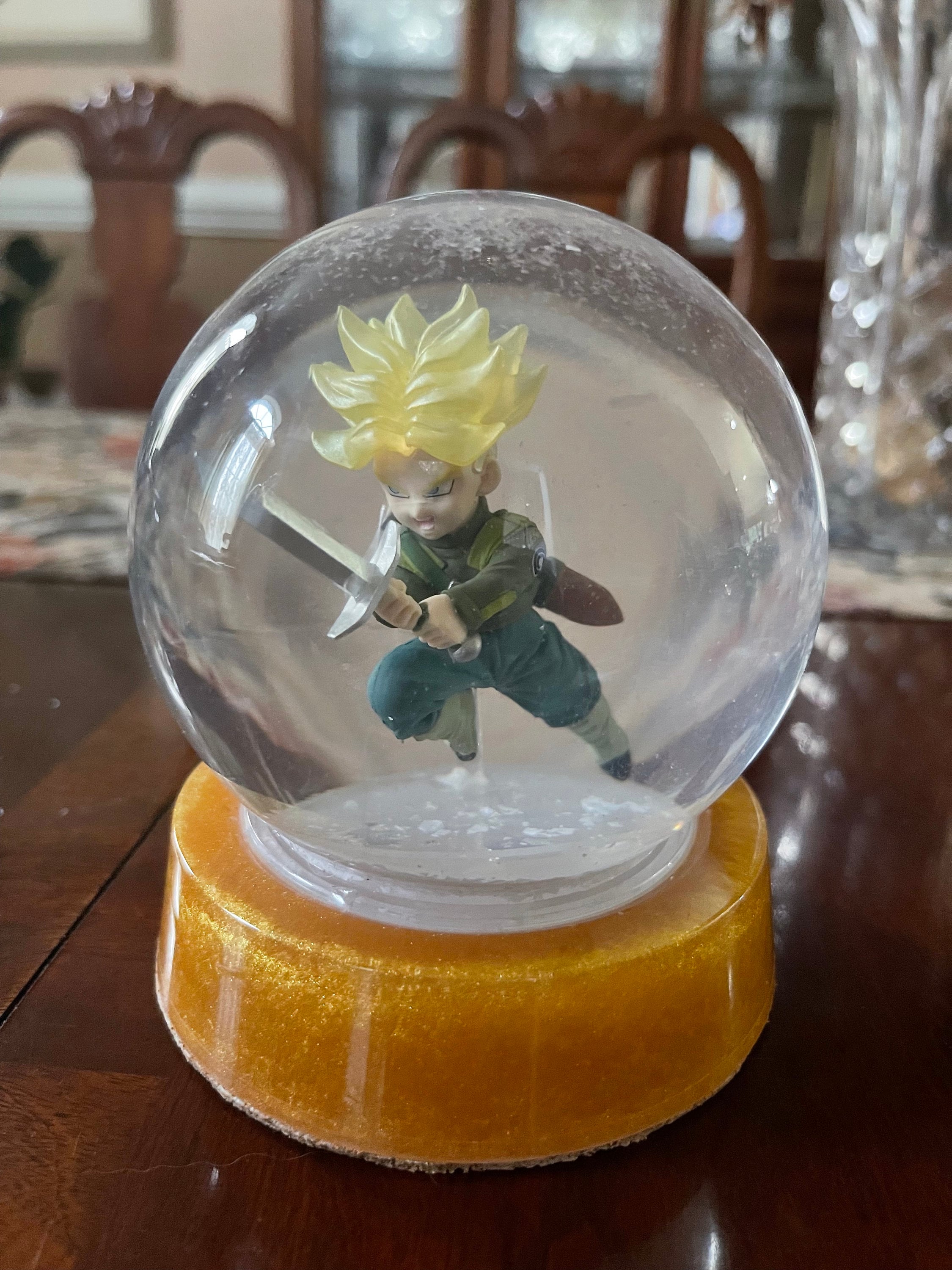 Peluca de Saiyan Vegeta de Dragón Ball en caja para niño