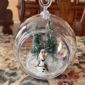 Frozen Olaf Snow Terrarium