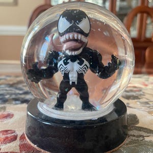 Venom Spiderman Hero Comics Snow Globe Birthday Children Holiday Gifts Ready to Ship