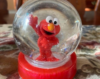Elmo Abby Cadabby Grover Cookie Monster Oscar Sesame Street Muppet Snow Globe Birthday Children Holiday Gifts Ready to Ship