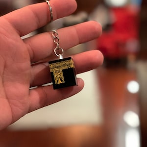 Kabba Kaabah Hajj Islamic Muslim Keychain comes with gift box Perfect gift for Ramadan Eid Crystal