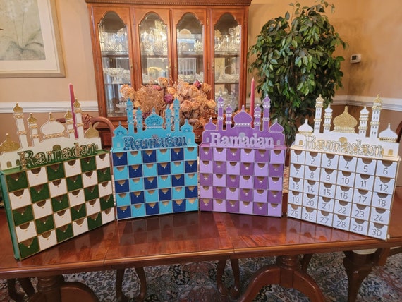 Ramadan 30 Day Mosque Advent Calendar Islamic Muslim Decor - Etsy