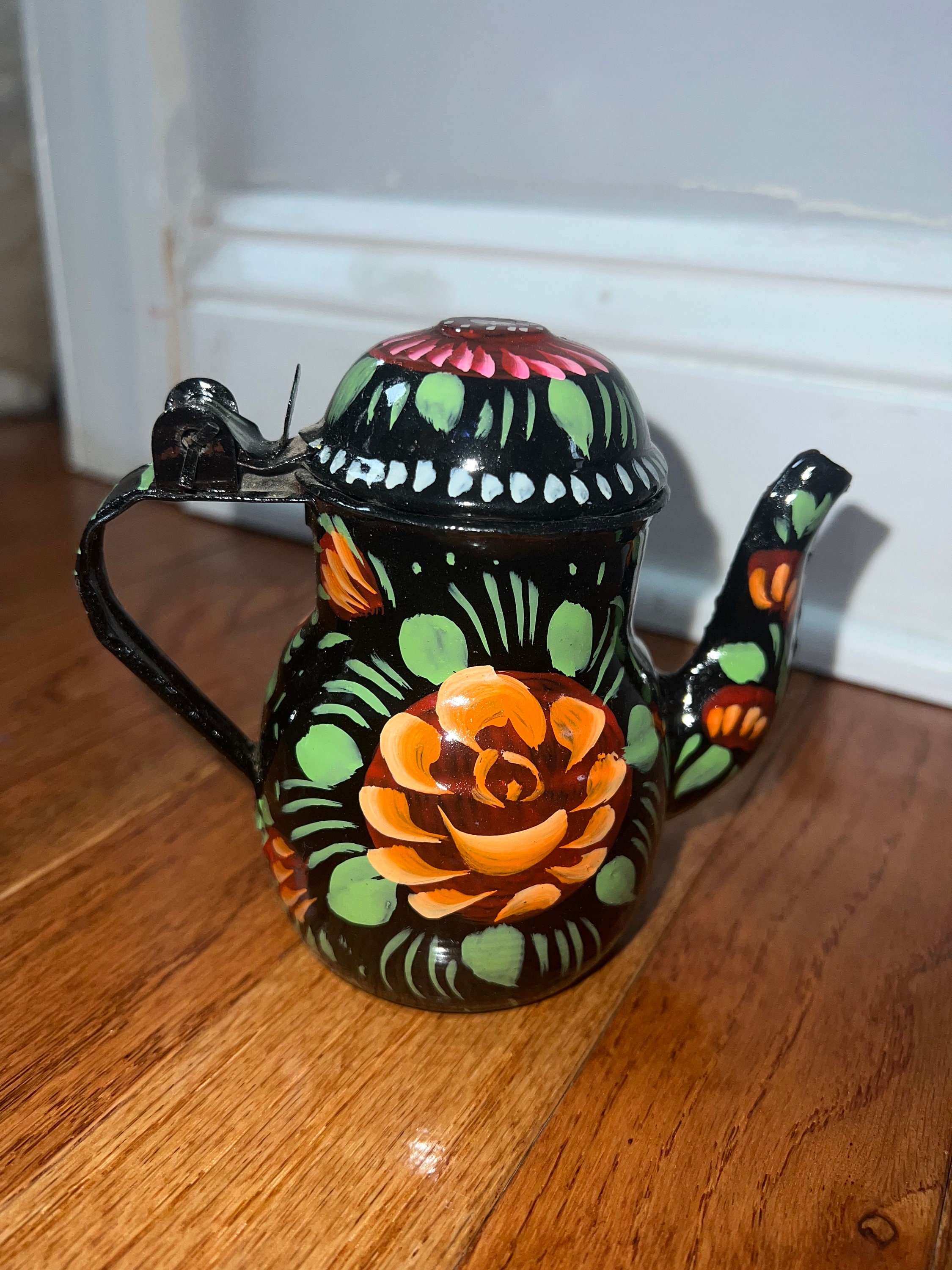 Small Hand Painted Traditional Steel Sindhi Teapot Chai Chenak - Etsy