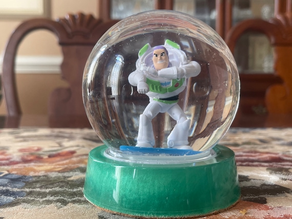 Toy Story Buzz Lightyear Woody Rex Disney Pixar Snow Globe