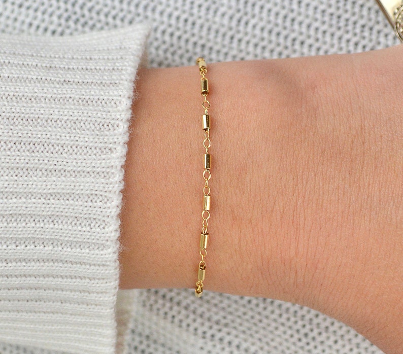 Dainty Gold Bracelet Gold Filled Bracelets for Women or Etsy