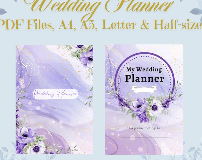 Digital Wedding Planner – The Ultimate Printable Wedding Organizer!
