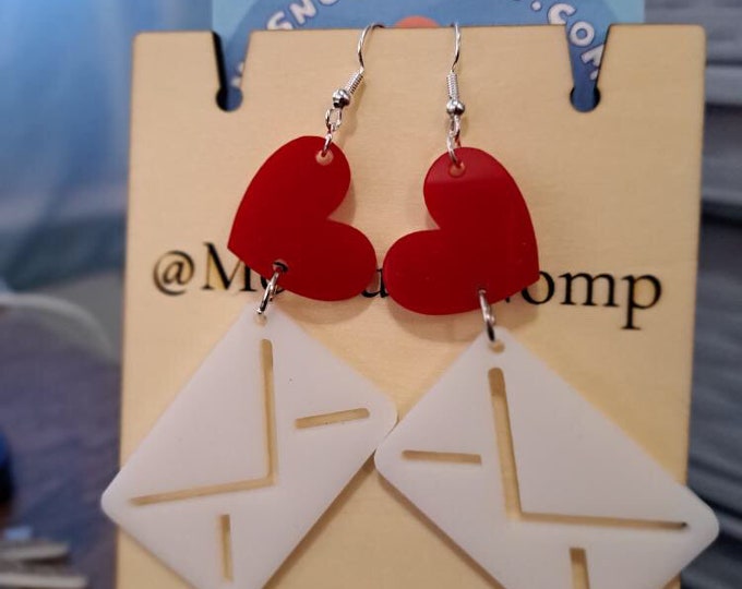 Love Letter Envelope Earrings