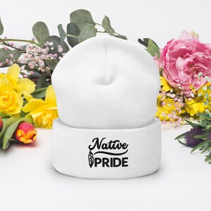 NATIVE PRIDE Cuffed Beanie – Stay Warm, Stay Proud! image 1