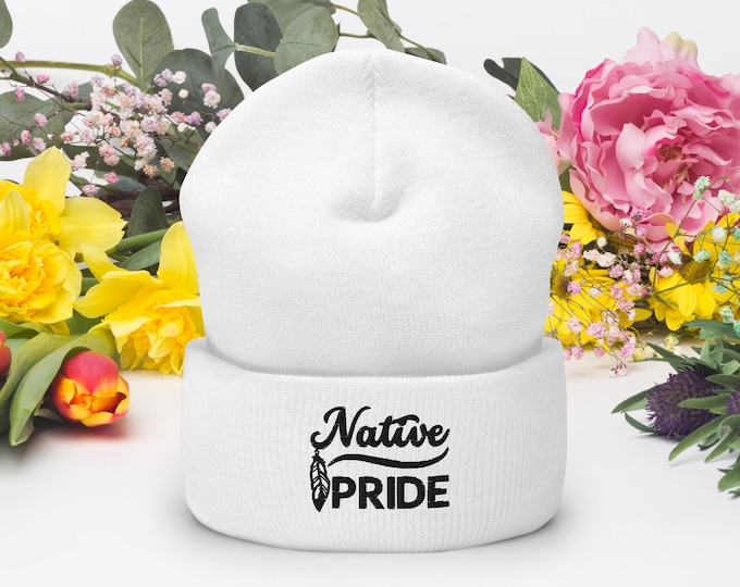 NATIVE PRIDE Cuffed Beanie – Stay Warm, Stay Proud!