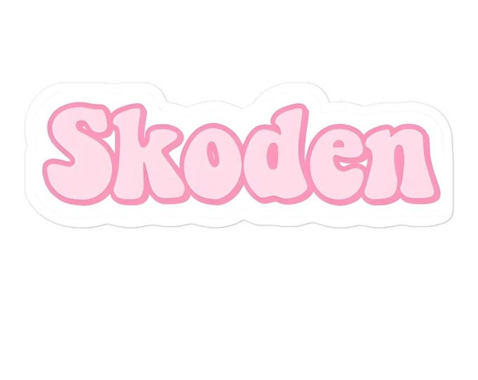 SKODEN Sticker – The Ultimate Hype Sticker - Bubble-free stickers