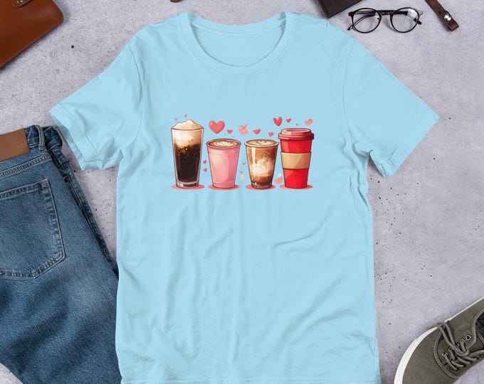 Coffee Lover T-Shirt – Perfect for Caffeine & Love Enthusiasts!