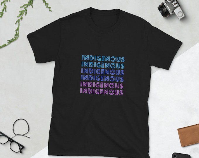 Indigenous Native American Lives Matter Women Men Black t shirt Native Pride Short-Sleeve Unisex T-Shirt