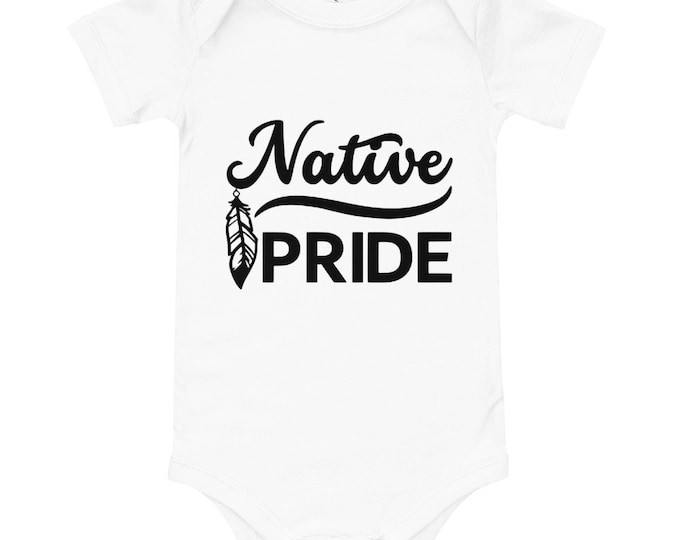 Native Pride Baby Onesie – Celebrate Indigenous Roots!