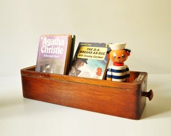 Vintage Wooden Drawer - Sewing Machine Drawer