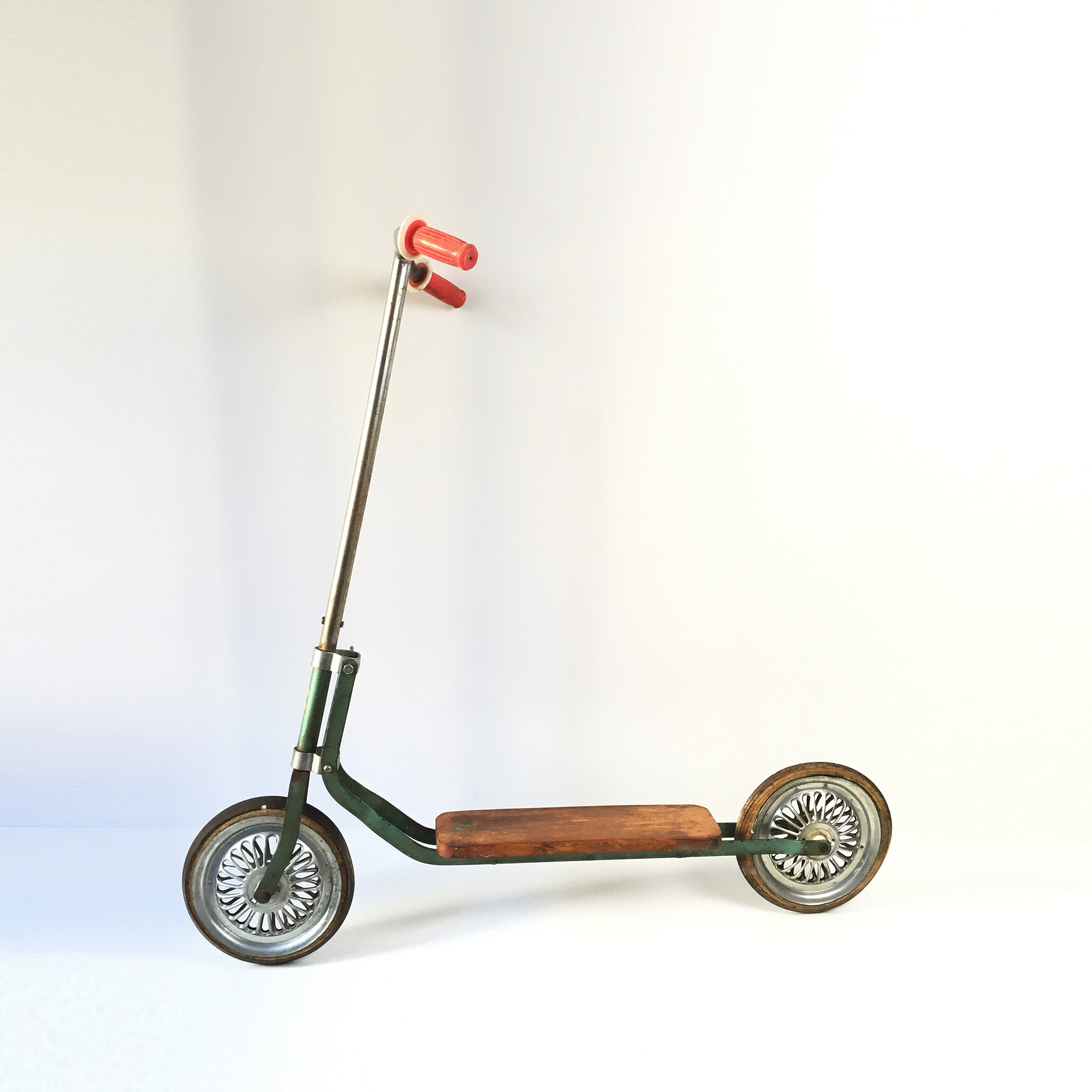 Onderzoek bewondering Pittig Vintage Kids Scooter Toy Push Scooter Retro Child's - Etsy België