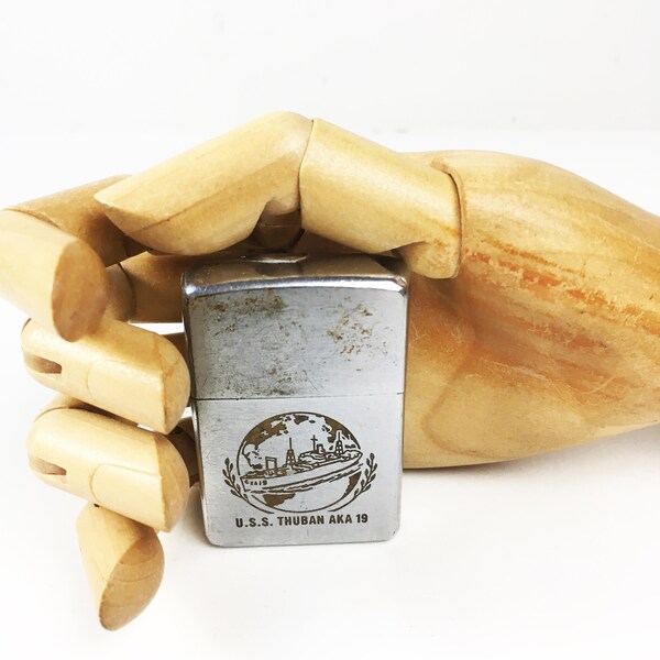 Uss Zippo Lighter Etsy