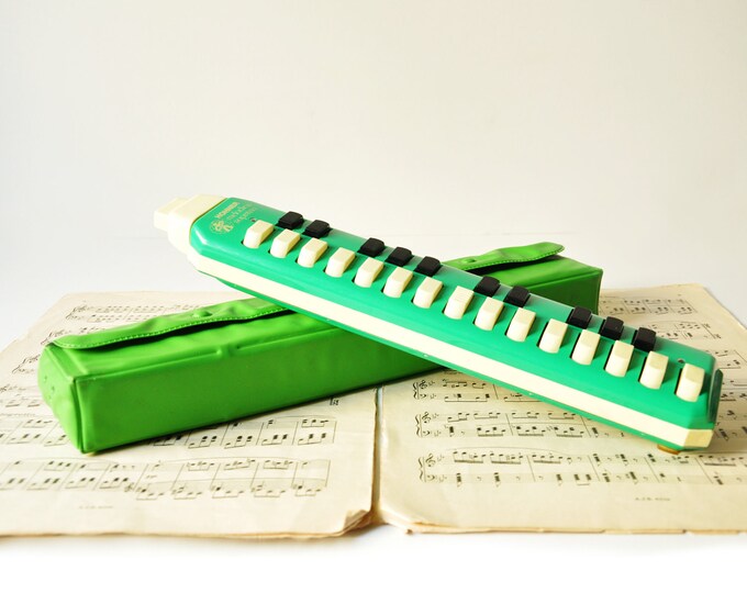 Vintage Melodica Soprano Hohner Musical Instrument Made in Etsy