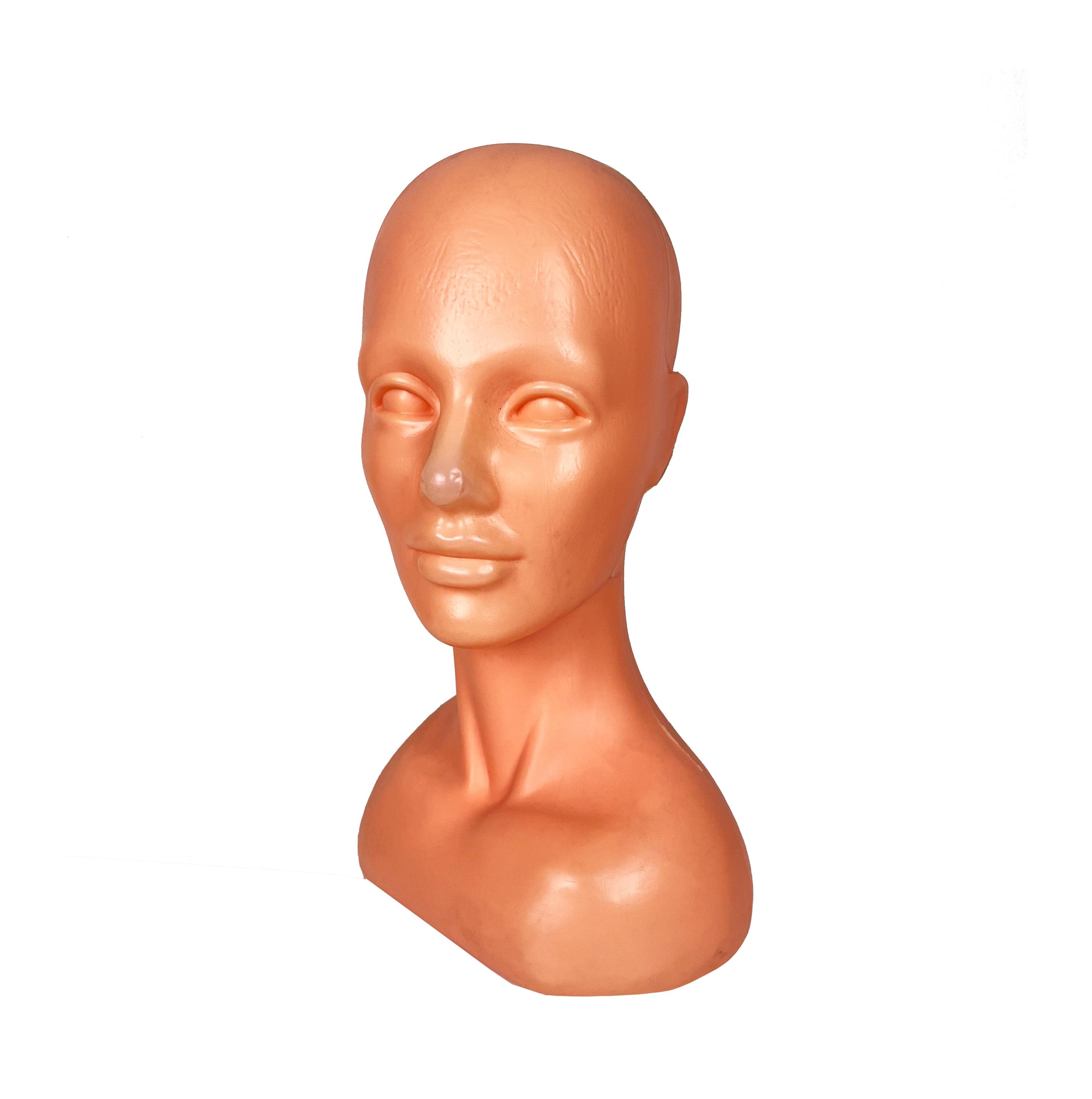 Vintage Plastic Mannequin Head: Lady Bust Hat Wig Display - Etsy