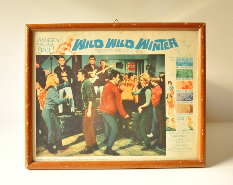 1966 Universal Pictures Wild Wild Winter Advertising ...