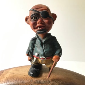 Vintage 1960s HEICO Bobble Head Nodder Pirate Troll With - Etsy