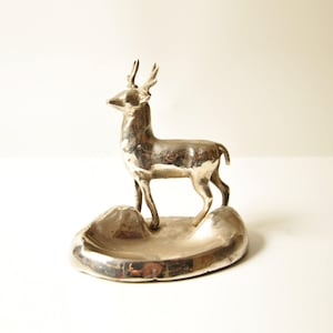 Vintage Metal Deer Ashtray - Christmas Gift - Christmas Decoration
