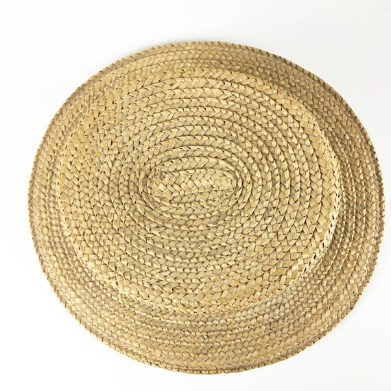Antique Boater Hat - Straw Hat - Mens Hat -  Summ… - image 6