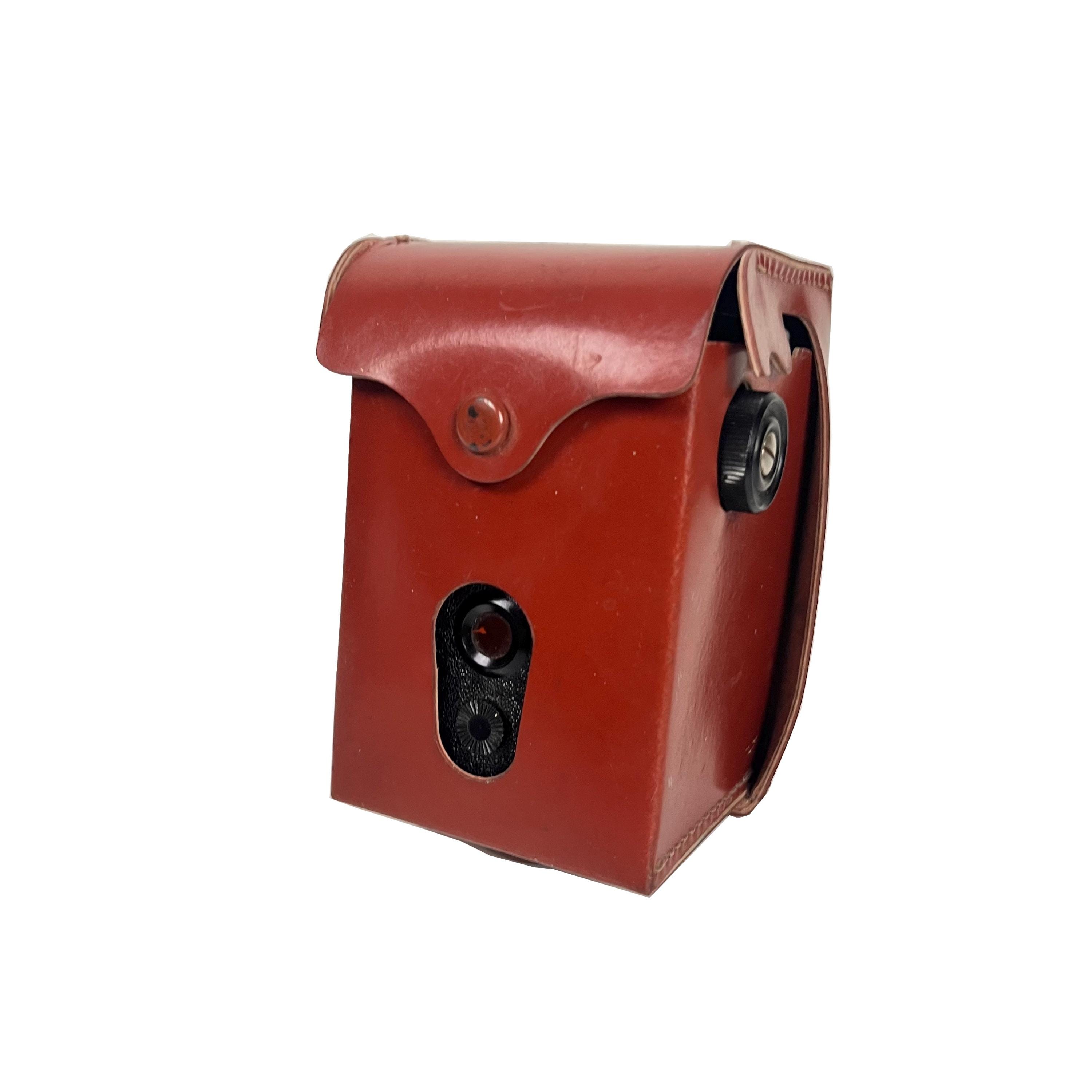 ヴィンテージ ロモ ルビテル 2 カメラ – 革ケース付きソビエト製二眼