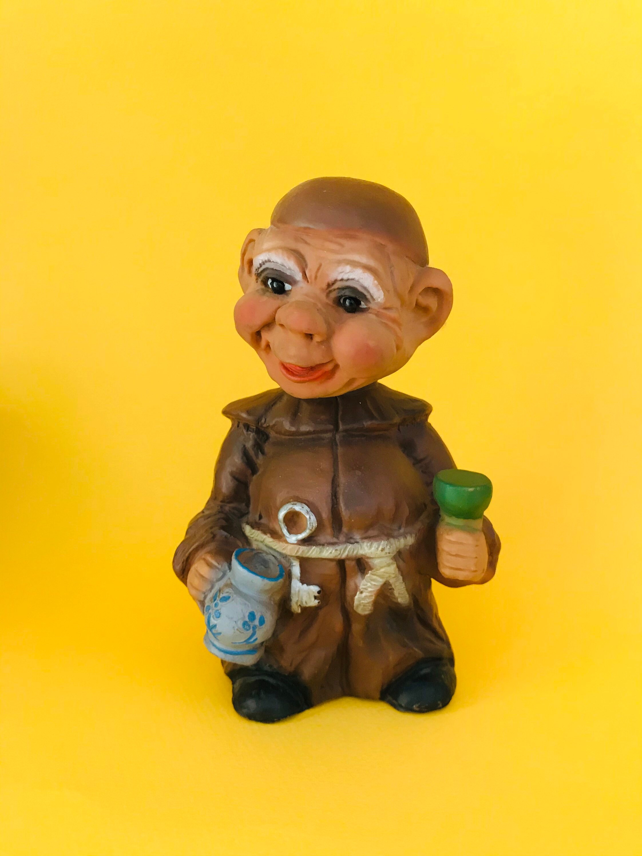 Figurine Troll Heico Bobblehead Serveuse Bière Taverne Vintage