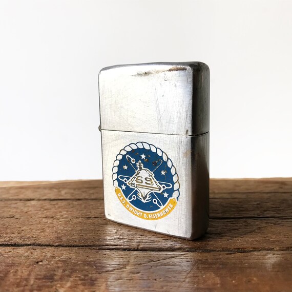 Authentic Zippo 1977 USS Dwight D. Eisenhower CVN-69 Very - Etsy