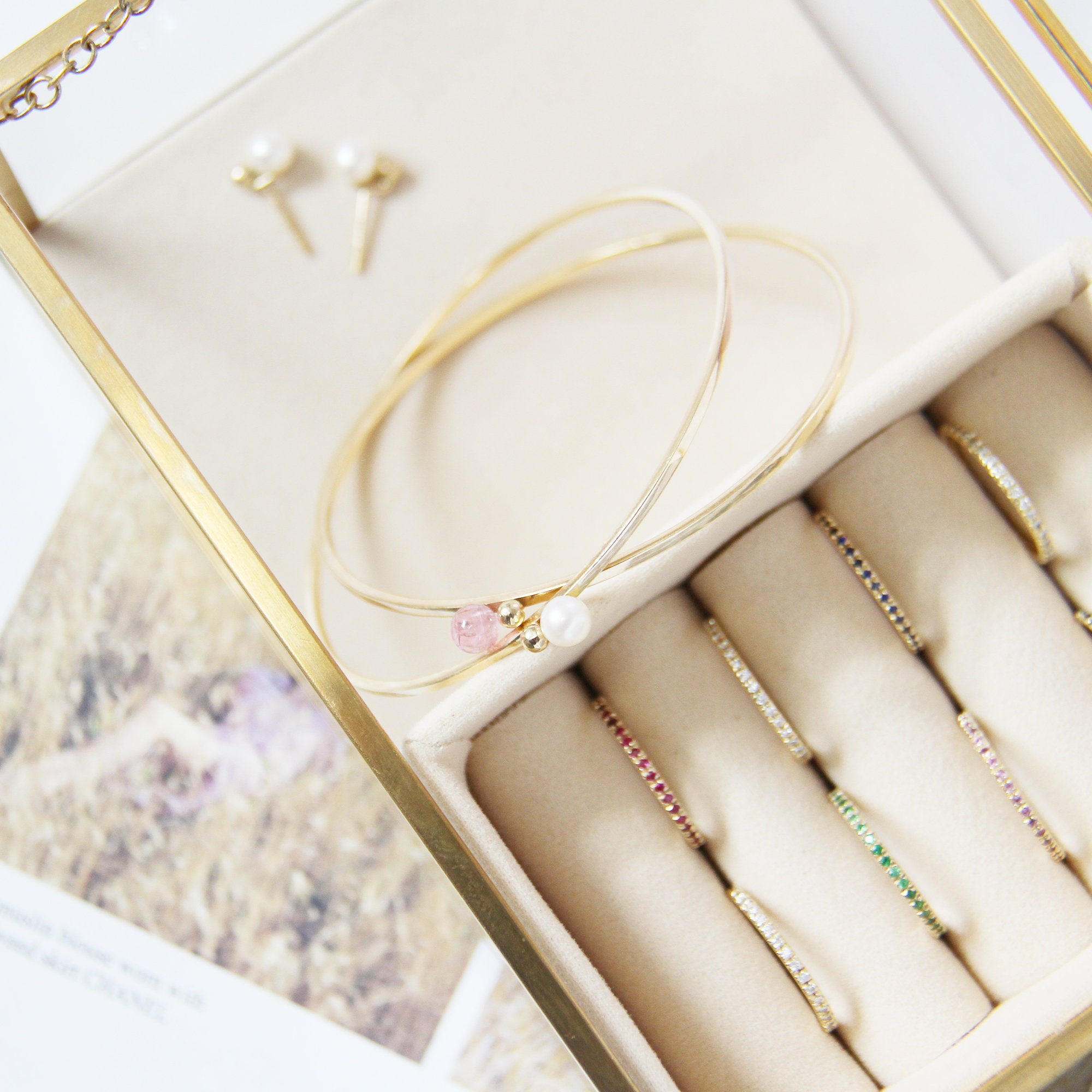 Cream Jewelry Box Etsy UK