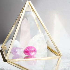 El set de regalo de cristal LOVE