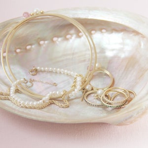 Polished Abalone Shell Ring Dish