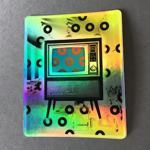 Phish Couch Tour Fishman Donuts Holographic Sticker