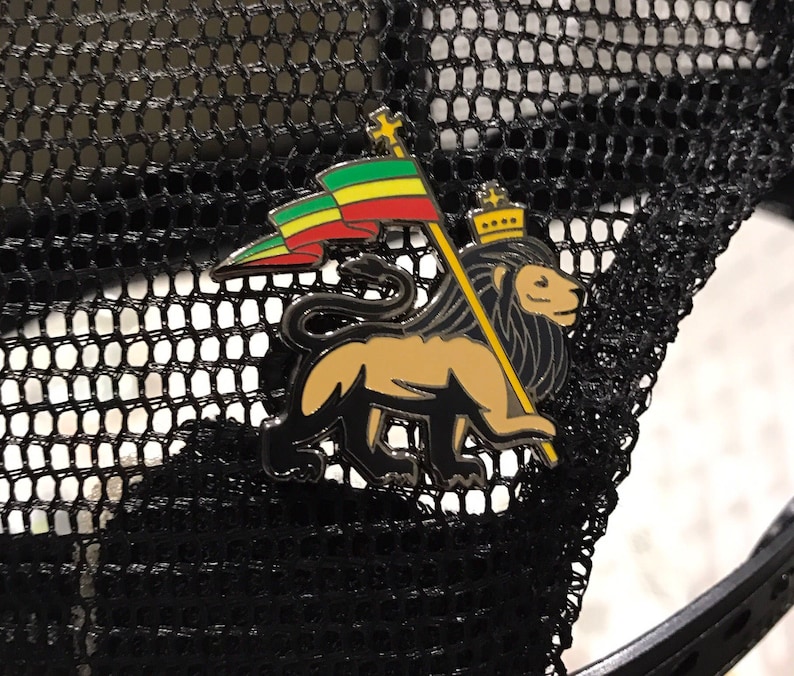 Lion of Judah enamel pin. | Etsy