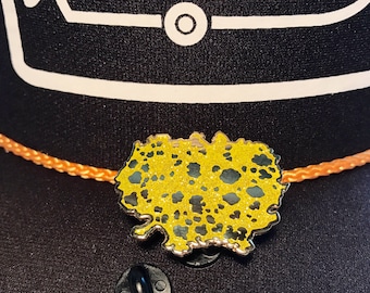 Rosin Enamel Pin, Off the Press Dab