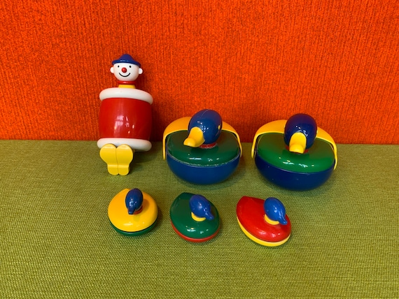 Winderig Gloed vod 1980s Toys From Ambi Toys Ducks and Clown Vintage Retro - Etsy Norway